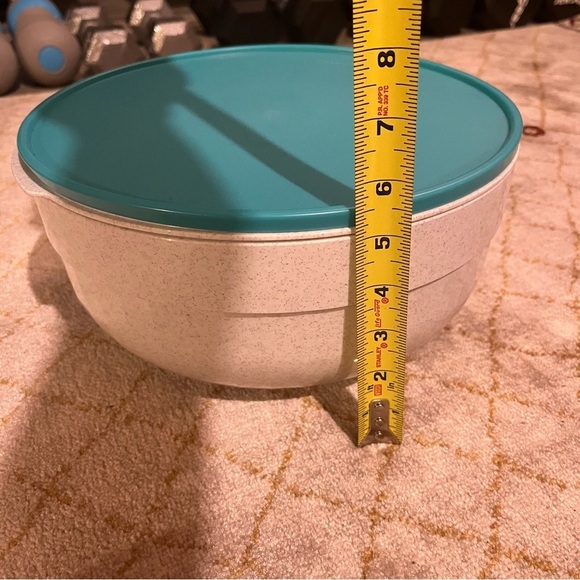 Tupperware Preludio Serving Bowl Speckled Domed Cover + Lid - Picture 9 of 9